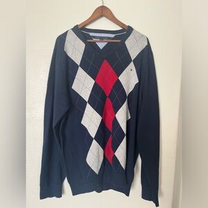 TOMMY HILFIGER Men's V-Neck Pullover Sweater